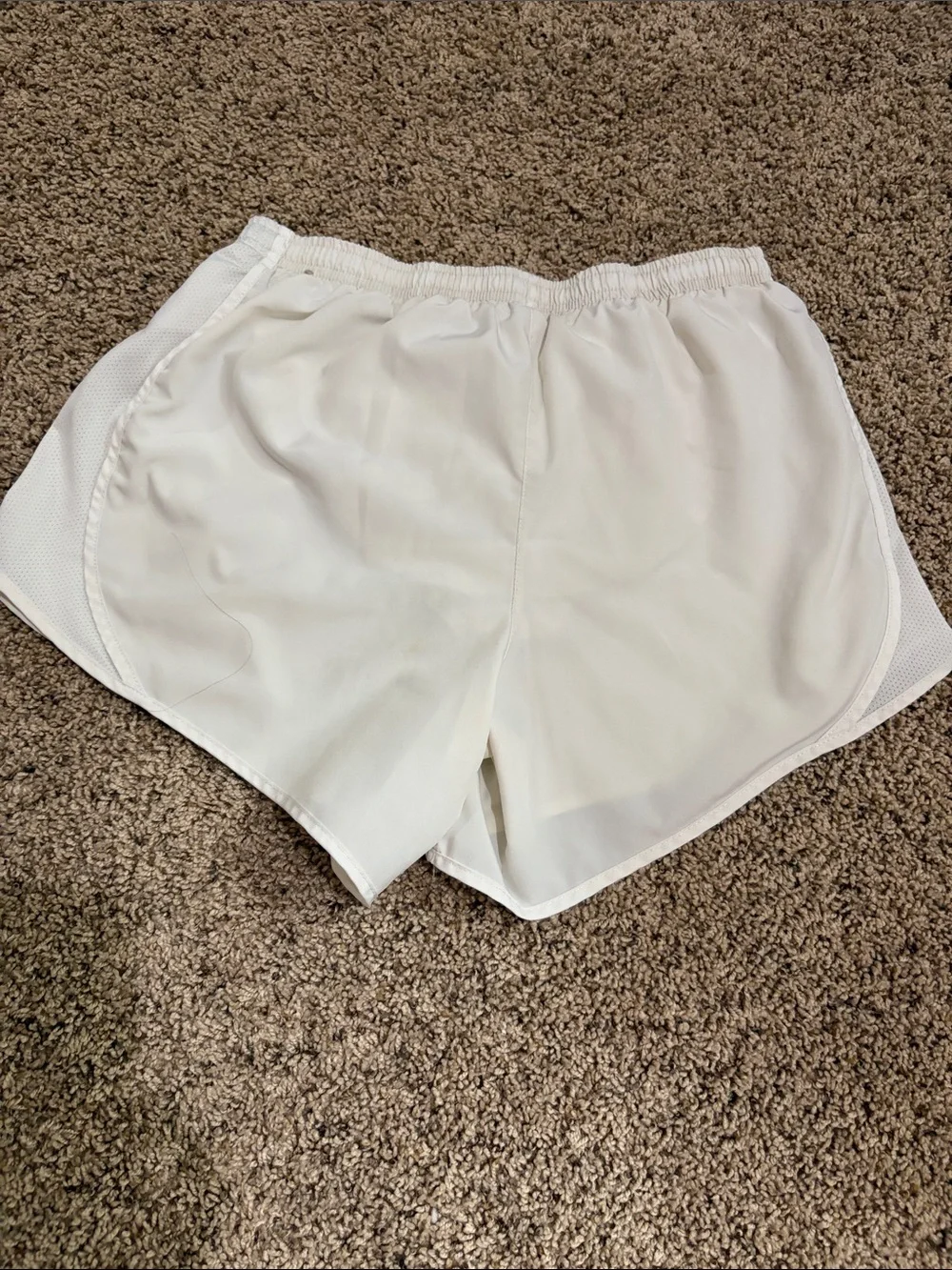 Nike Youth White Lightweight Running Shorts
